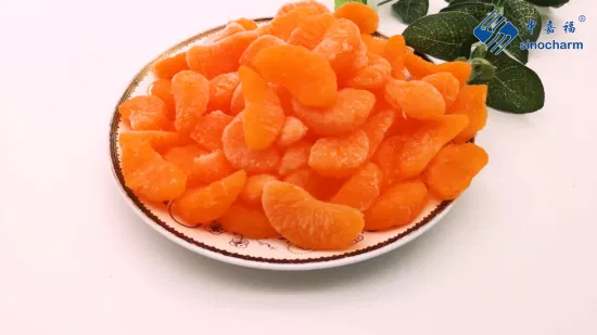 Segment de mandarine Sinocharm 2021 Satsuma IQF avec certificat HACCP